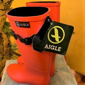AIGLE Chantebelle POP women's rainboots--NWT--Made in France